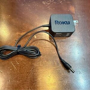 Roku OEM Power Adapter Charger Wall Plug w/ Cable Unused Untested As-Is Blk